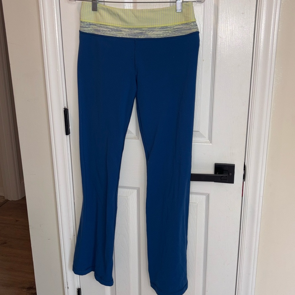 Blue Lululemon Leggings Sz 6